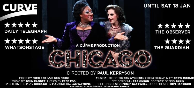 'Chicago' Matron Momma Morton and Verity Rushworth, Curve Theatre.